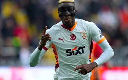 Galatasaray cephesinden Osimhen’in sakatlığına dair bilgilendirme