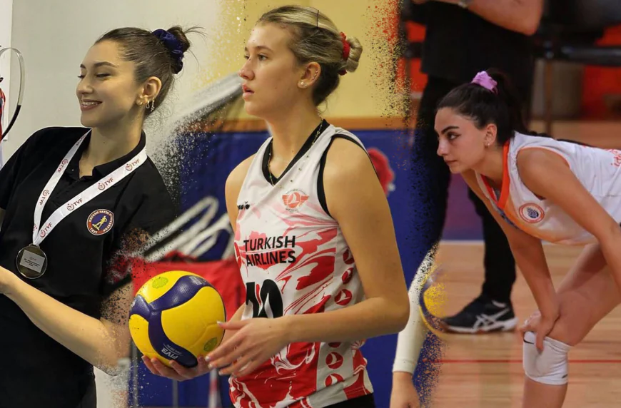 62 Kız Öğrenci Sahada: Big Rapids Lisesi’nden Mini Voleybol Akademisi