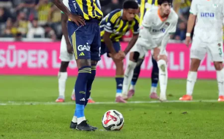 Süper Lig'in ilk 8 haftasında en çok penaltı kazanan Fenerbahçe oldu